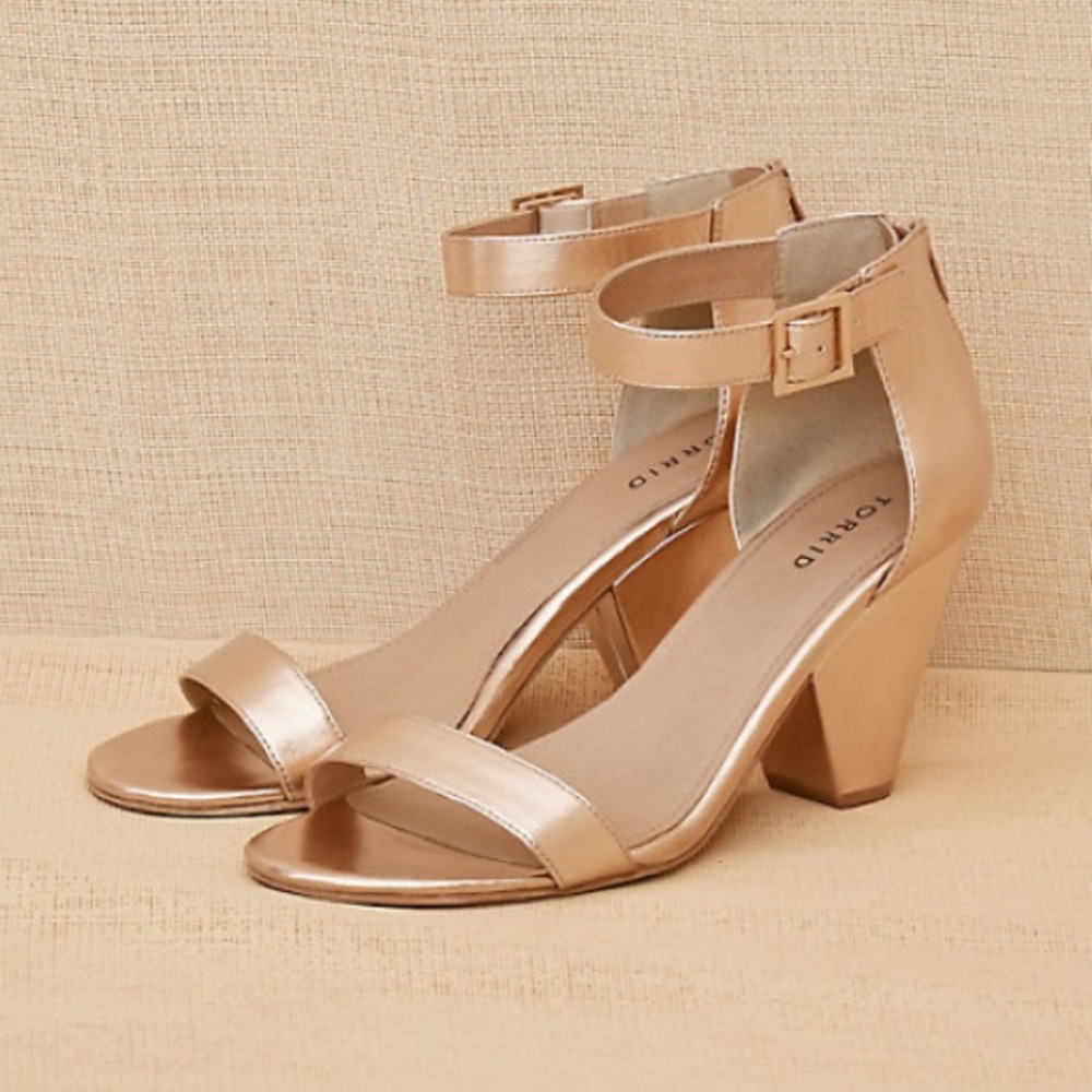 Rose Gold Cone Heel
